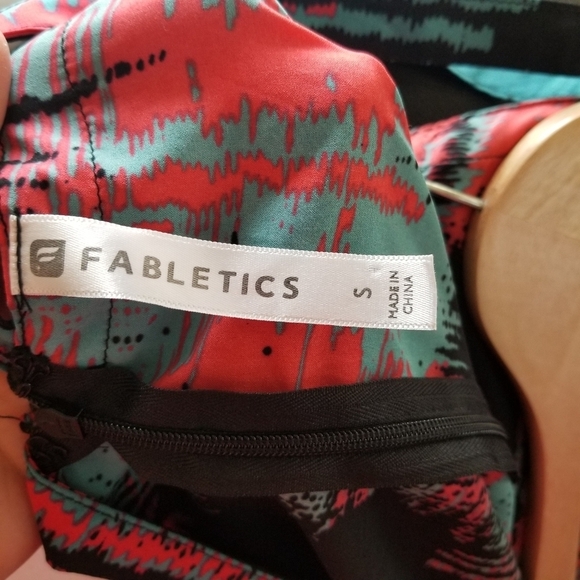 Fabletics Liza Heat Wave Strappy Romper Small - Picture 9 of 9